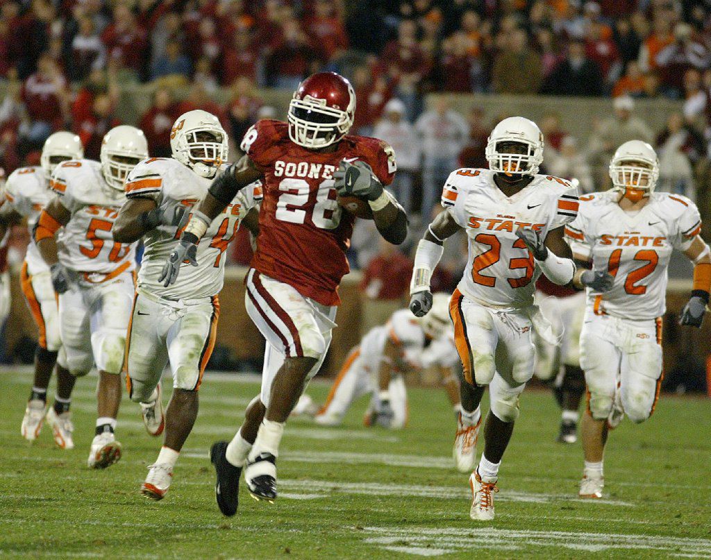 Nov. 26, 2005 in Norman: OU 42, OSU 14